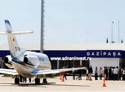 Аэропорт Газипаша в Алании принял первый самолет